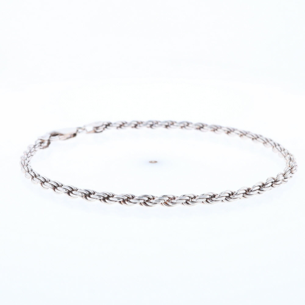 Silver Rope Bracelet