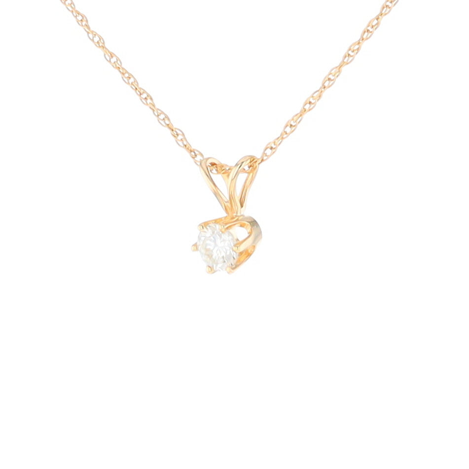 Solitaire Diamond Pendant