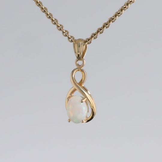 Swirl Opal Pendant