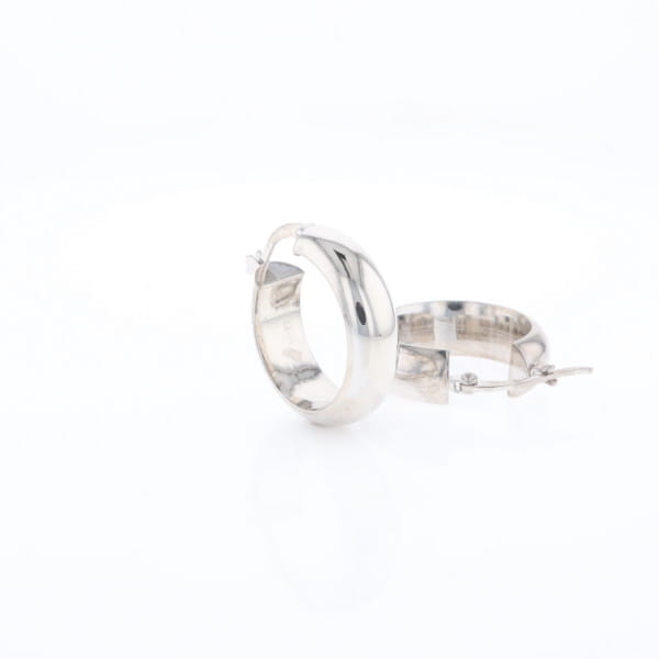 Hollow Round Tube Hoop Earrings