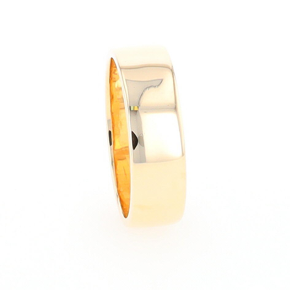 Men's Plain Gold Wedding Band