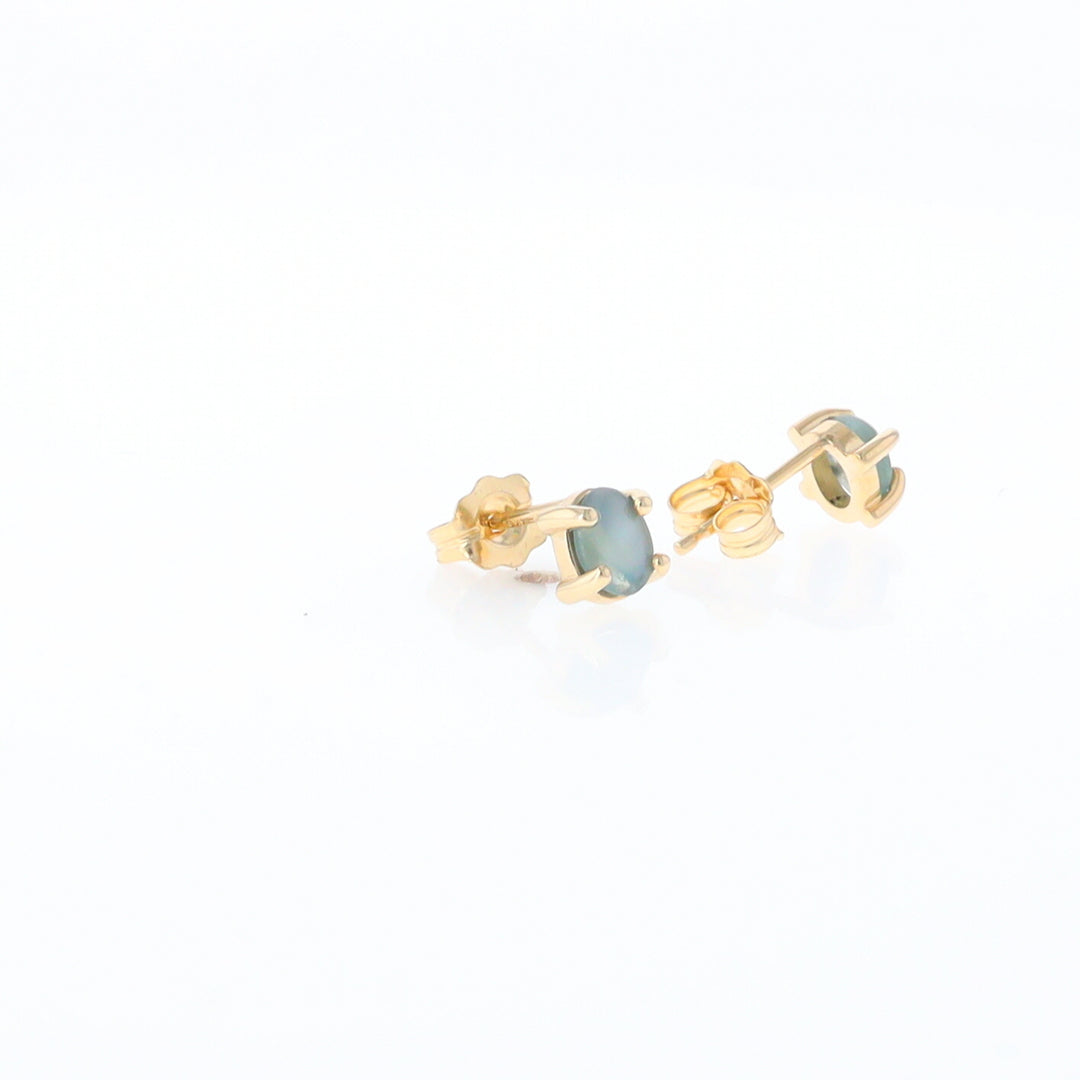 Cat's Eye Alexandrite Studs