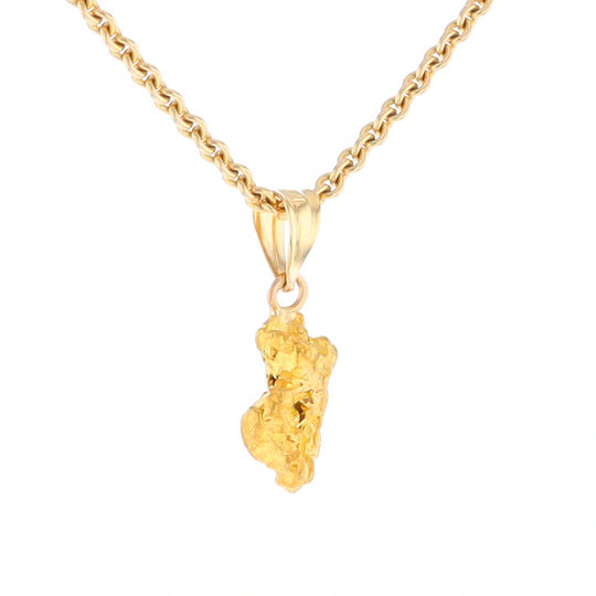 Natural Gold Nugget Pendant