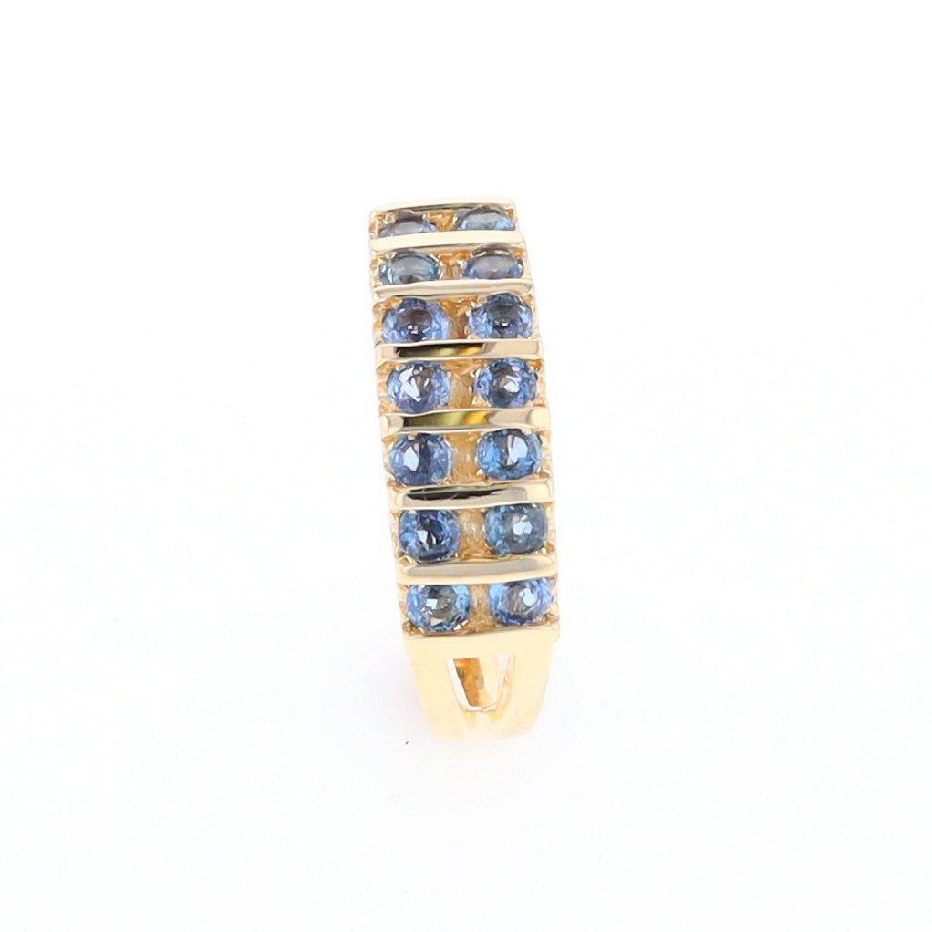 Channel Set Sapphire Ring