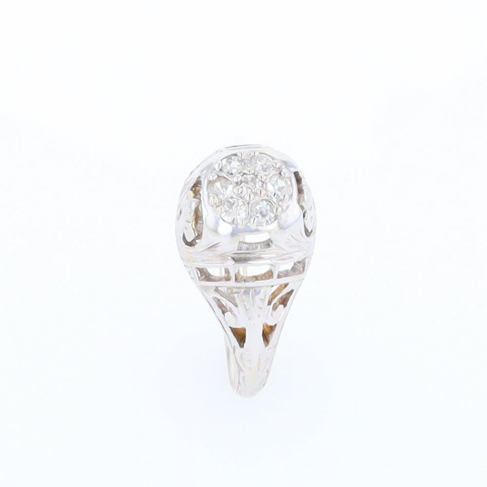 Vintage Cluster Diamond Ring