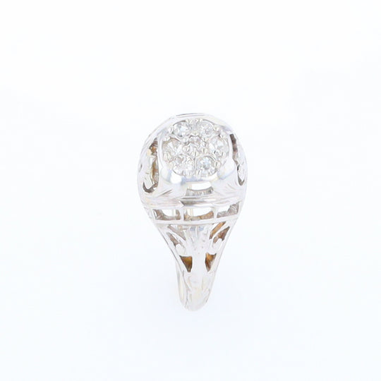 Vintage Cluster Diamond Ring