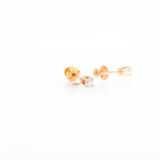 0.18ctw Diamond Screw Back Stud