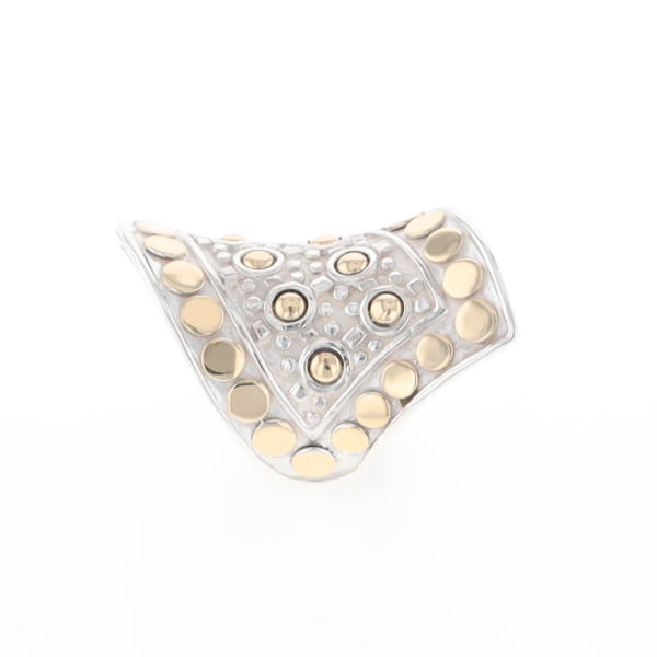 John Hardy Two-Tone Curved Ring