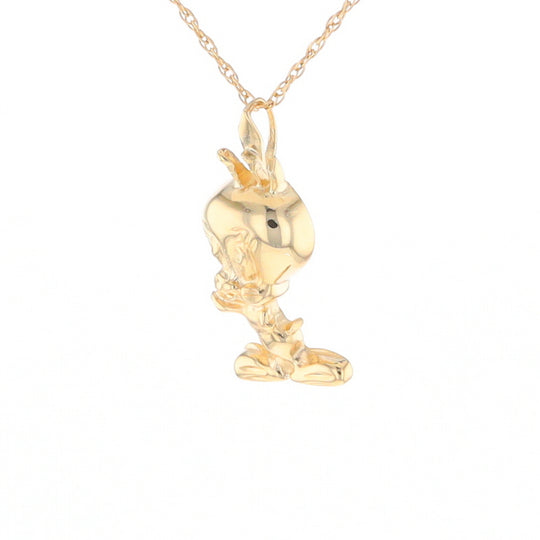 Gold Tweety Bird Pendant