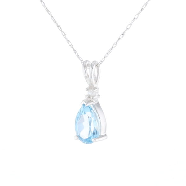 Blue Topaz Pendant