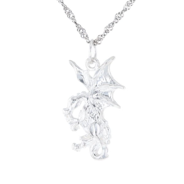 Silver Dragon Pendant