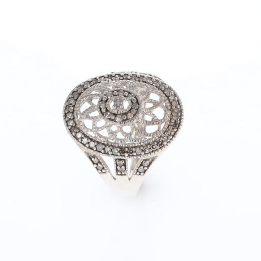 Open Work Filigree Design Ring