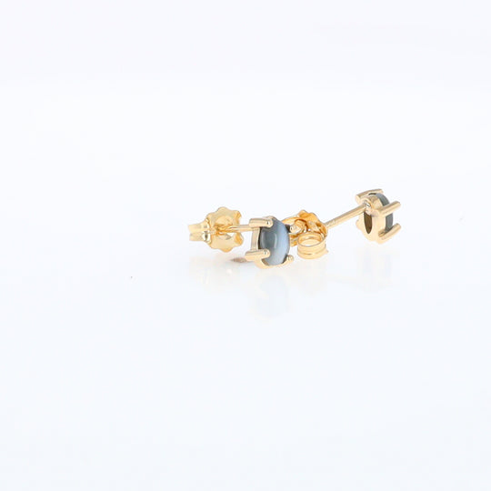 Cat's Eye Alexandrite Studs