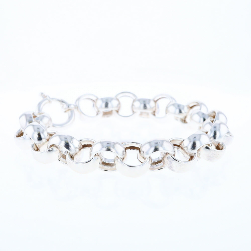 Silver Rolo Link Bracelet