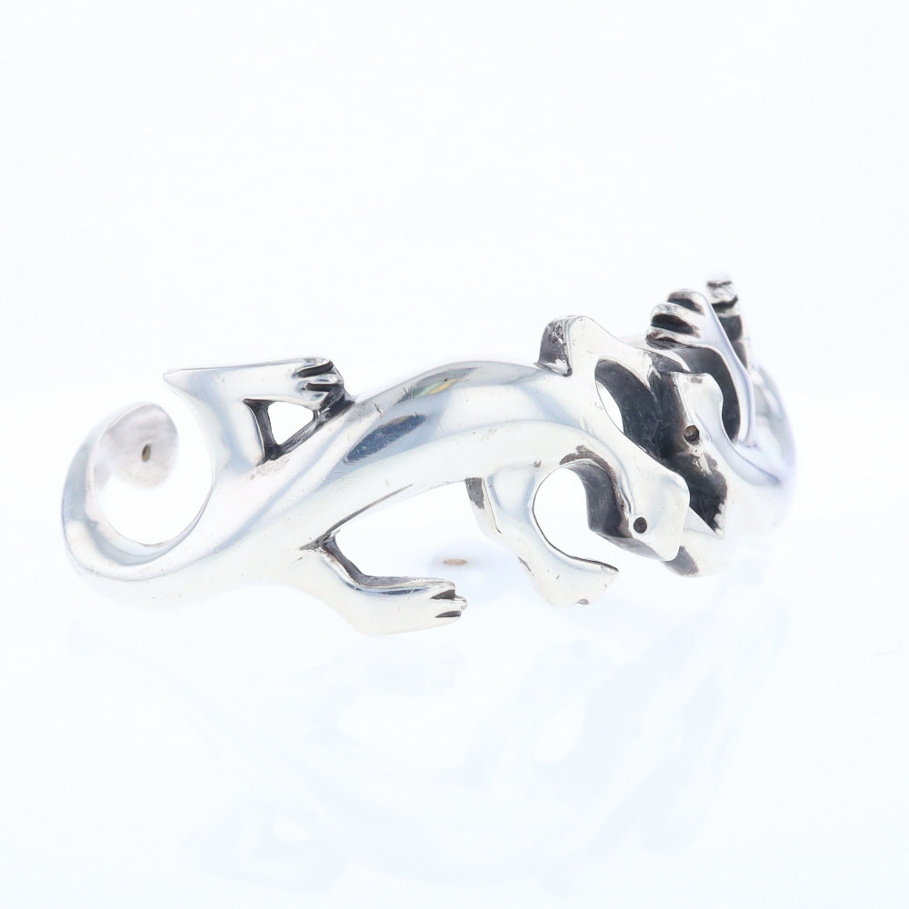 Sterling Silver Lizard Cuff Bracelet