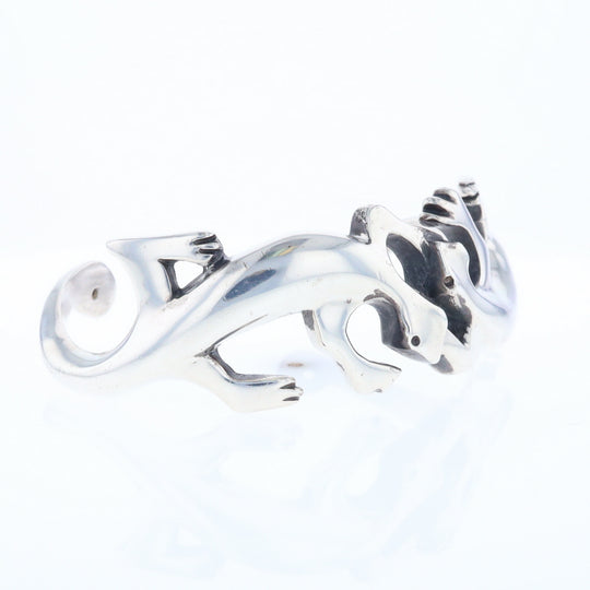 Sterling Silver Lizard Cuff Bracelet