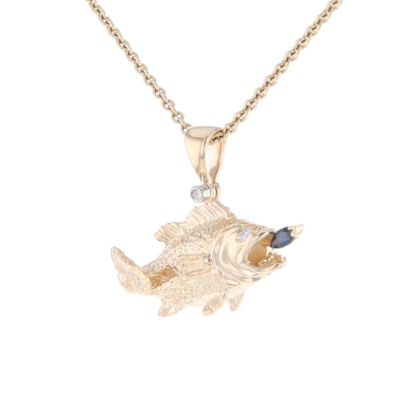 Large Mouth Bass Pendant