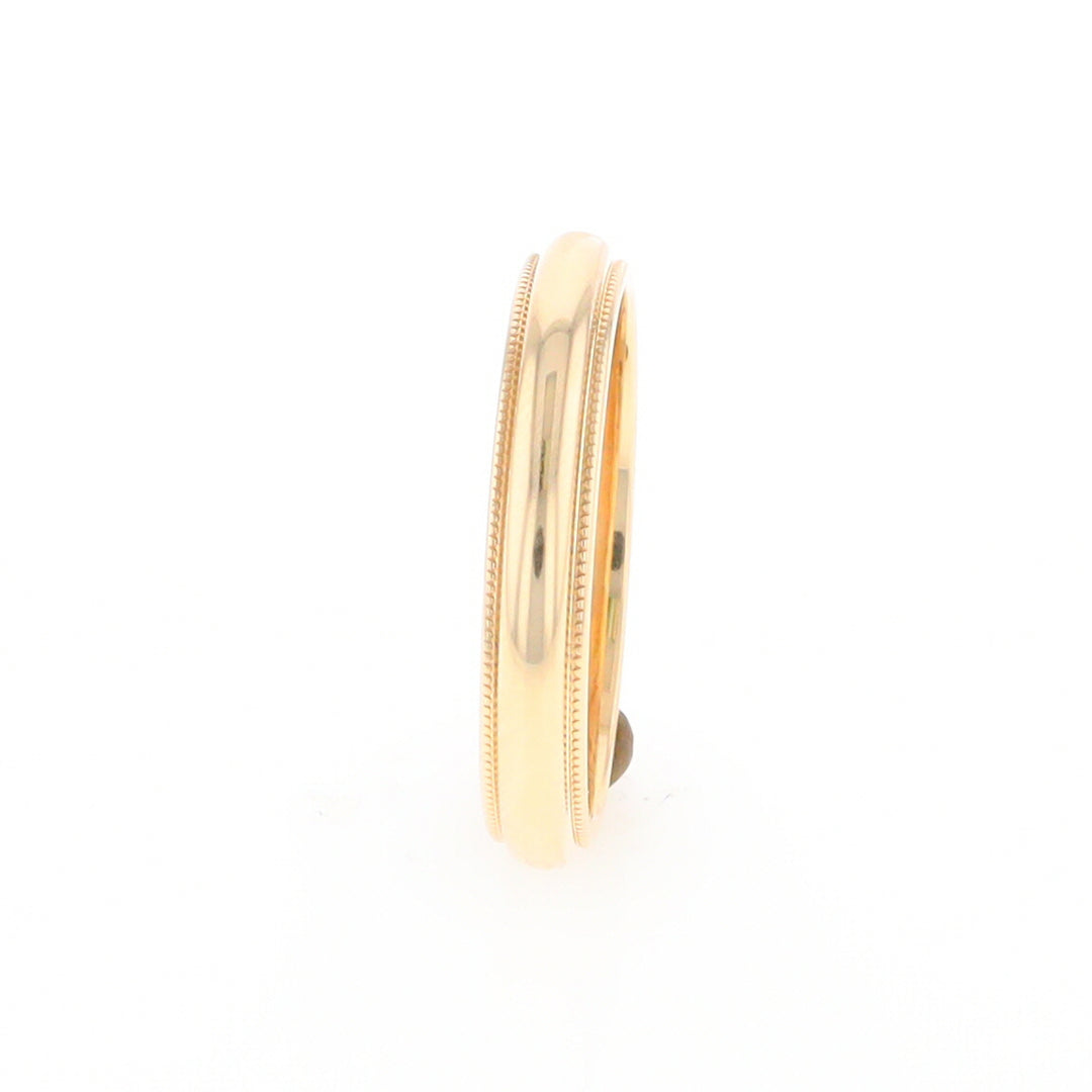 Milgrain Standard Fit Wedding Band