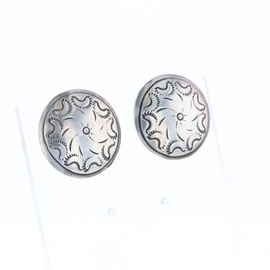 Native American Disc Earrings