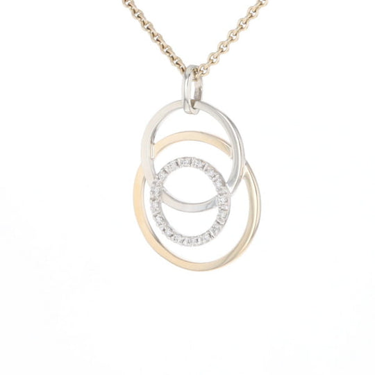 Two-Tone Interlocking Pendant