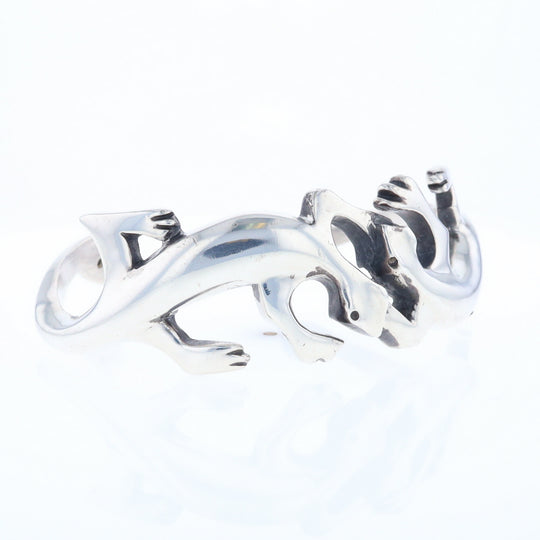 Sterling Silver Lizard Cuff Bracelet