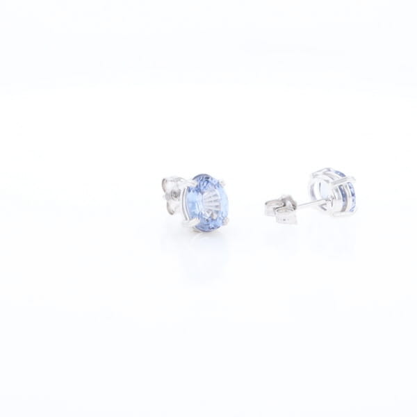 Ceylon Sapphire Stud Earrings