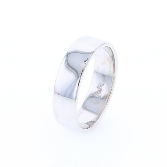 White Gold Wedding Band