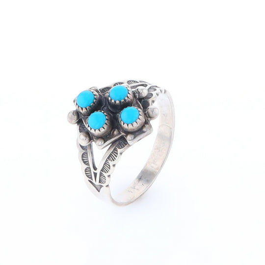 Native Four Stone Turquoise Ring