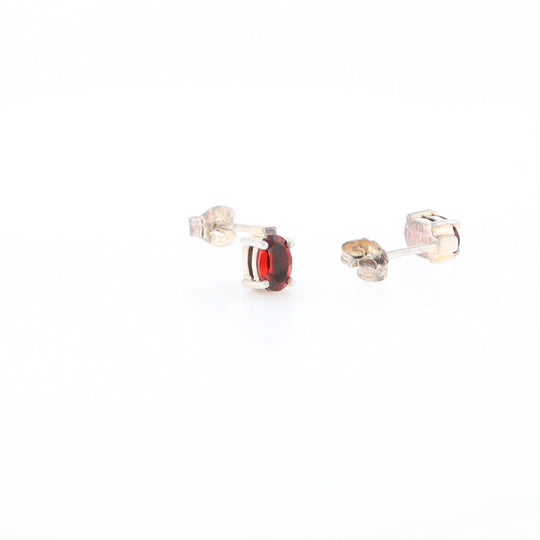 Garnet Stud Earrings