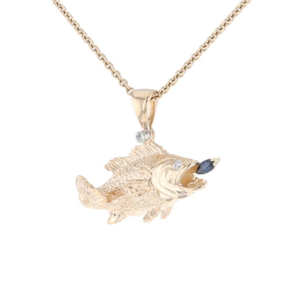 Large Mouth Bass Pendant