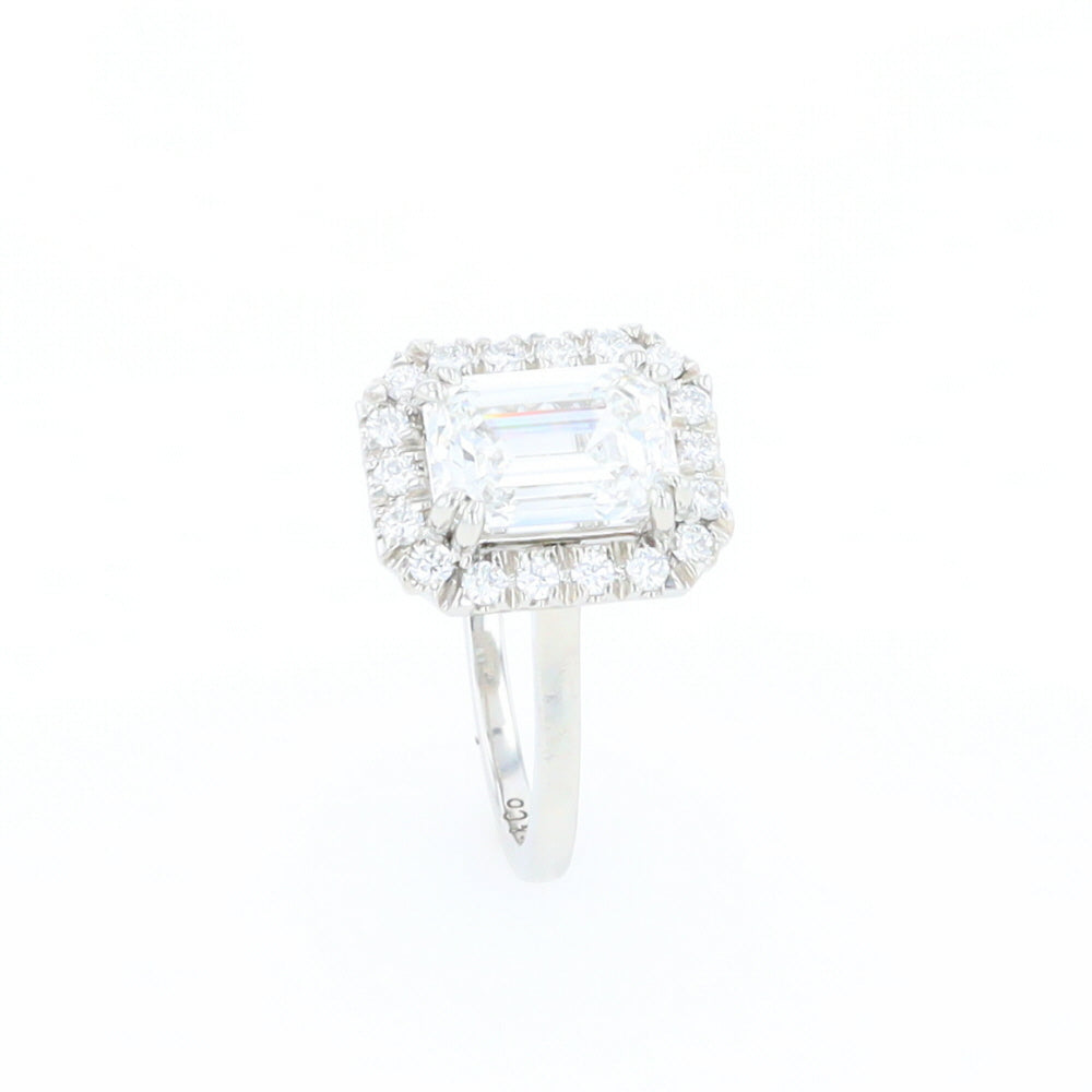 Emerald Cut Diamond Engagement Ring