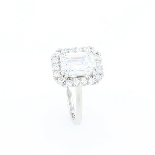 Emerald Cut Diamond Engagement Ring