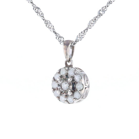 Diamond Cluster Pendant