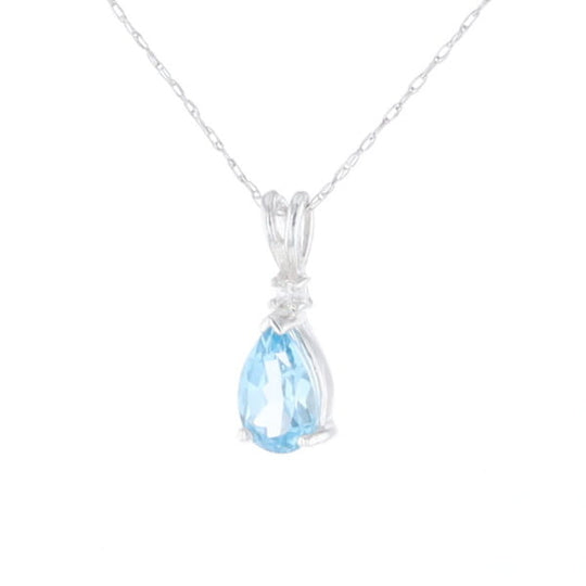 Blue Topaz Pendant