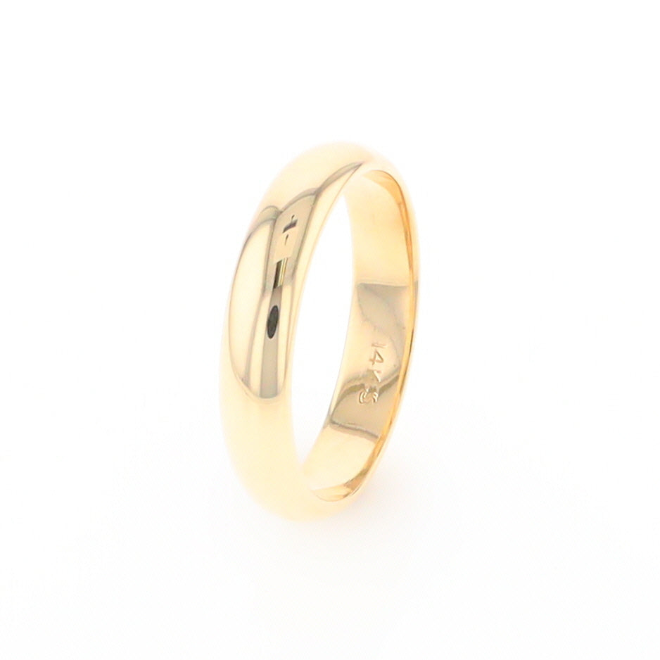 High Polished Comfort Fit Wedding Band