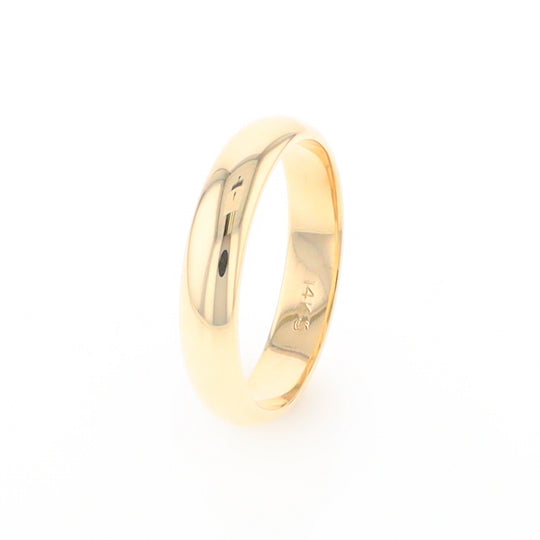 High Polished Comfort Fit Wedding Band