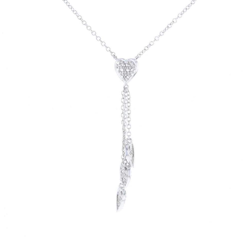 14K Triple Heart Necklace