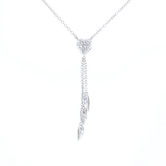 14K Triple Heart Necklace