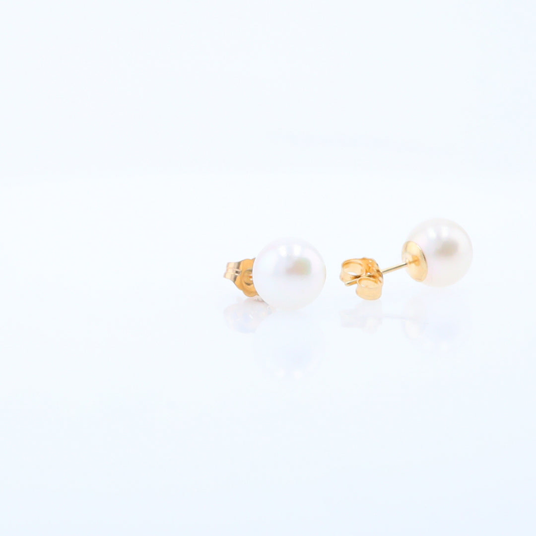 Pearl Stud Earrings