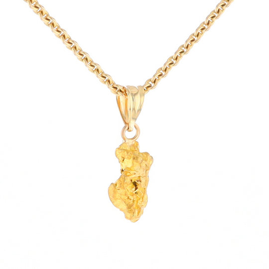 Natural Gold Nugget Pendant