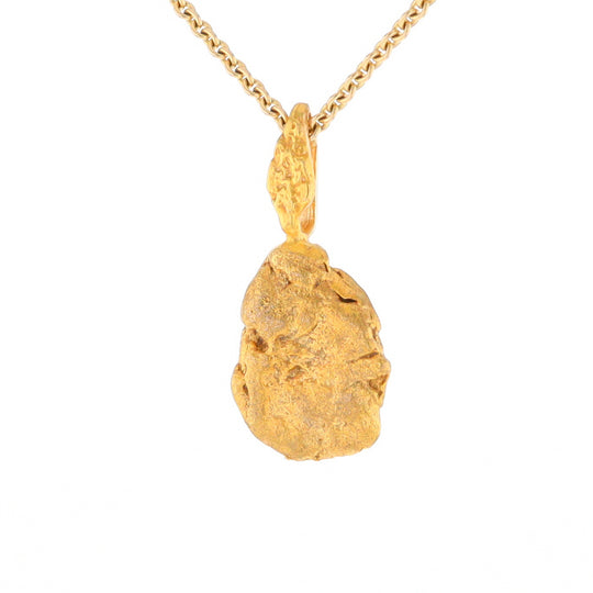 20K Natural Gold Nugget Pendant