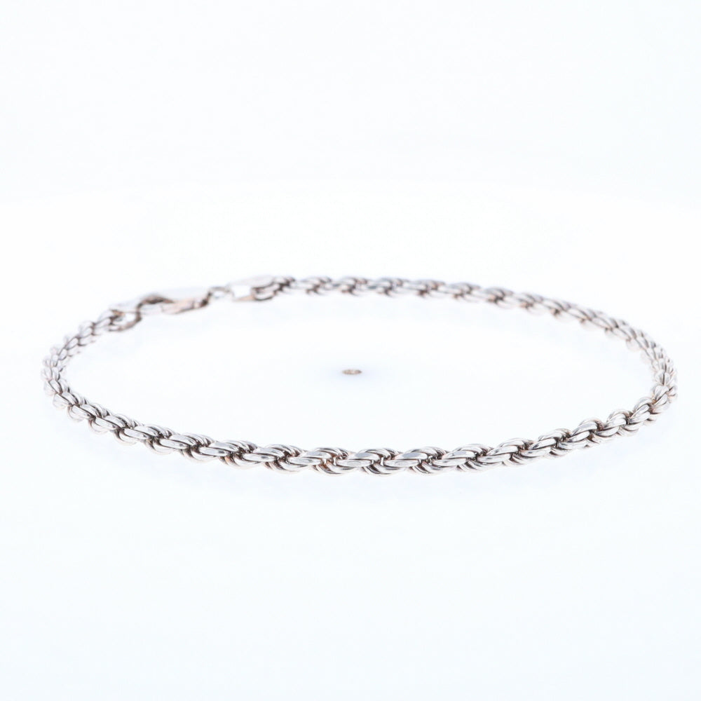 Silver Rope Bracelet