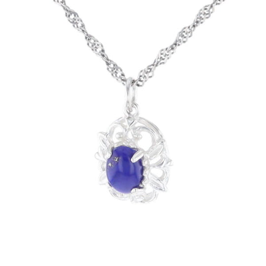 Silver Lapis Lazuli Pendant