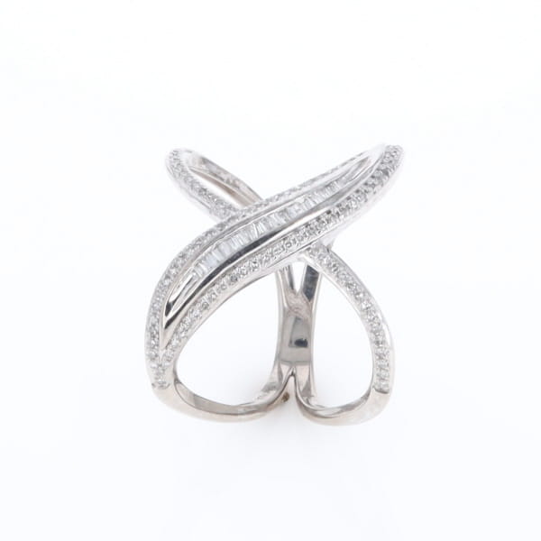 Dramatic Bypass Diamond Ring