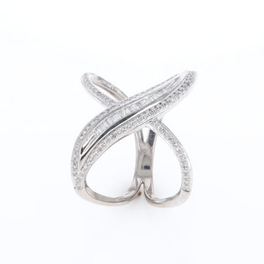 Dramatic Bypass Diamond Ring