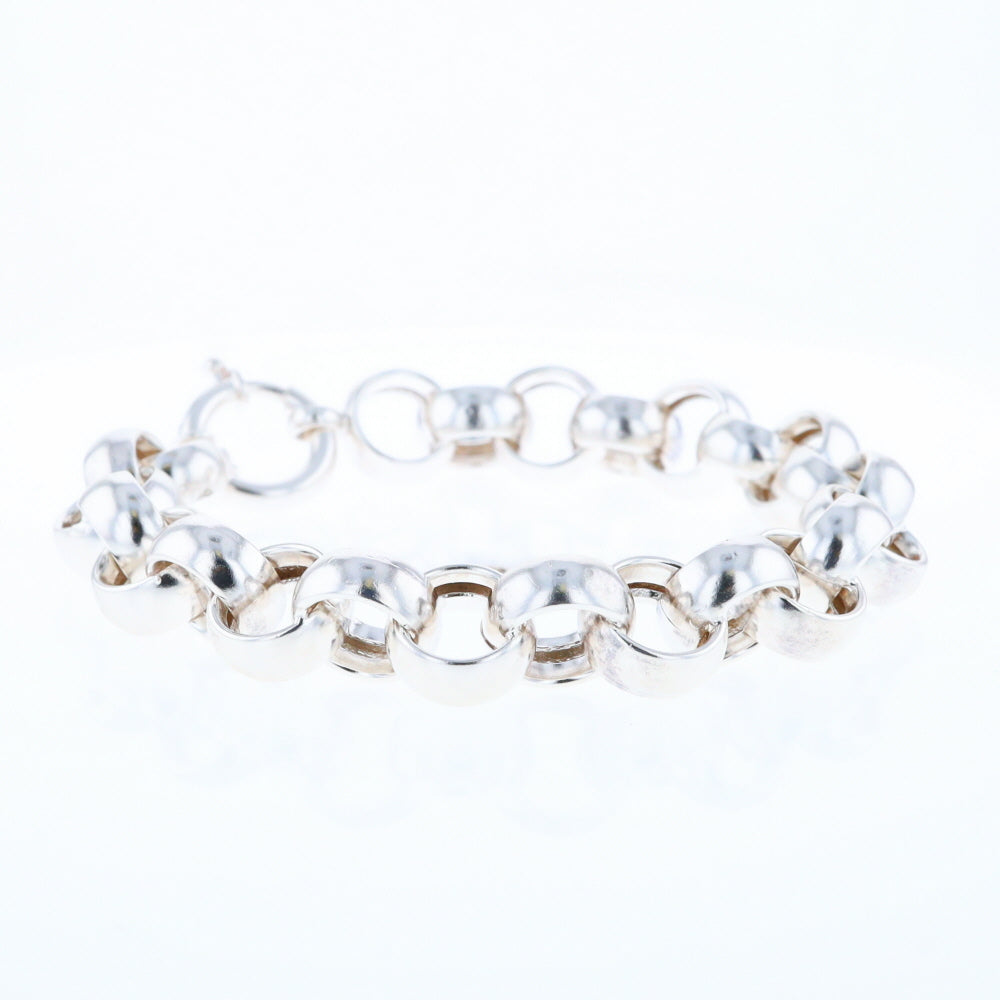 Silver Rolo Link Bracelet