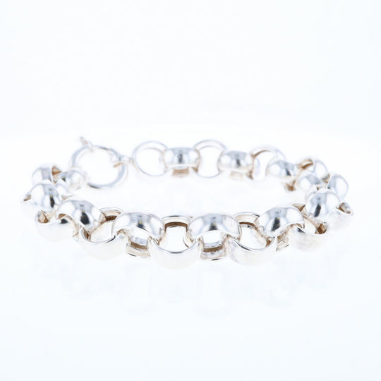 Silver Rolo Link Bracelet