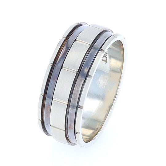 Contemporary Men's Comforts Fit Wedding Band Medium