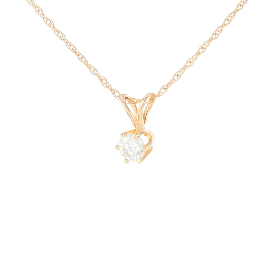 Solitaire Diamond Pendant