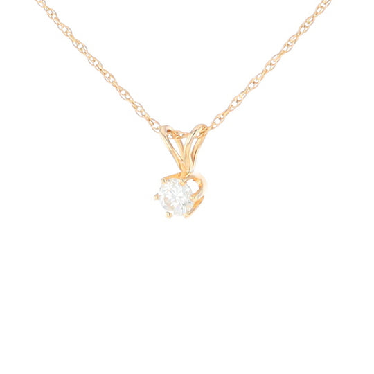 Solitaire Diamond Pendant